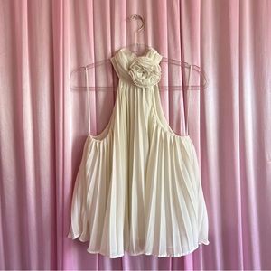 Express Pleated Rosette Choker Top sz Small